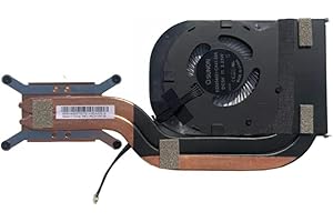 Fleshy Leaf Ventilateur de refroidissement de processeur avec dissipateur thermique de rechange pour Lenovo ThinkPad X1 Carbon 6Th Gen 2018 X1C 6TH 01YR204 01YR203 01YR159