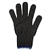 KING DO WAY Black Heat Resistant Protective Gloves Mittens For Hair Straighteners Hair Curler