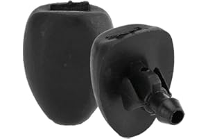 Qiilu water jets for 3008 Buse lave-glace avant brumisateur JETS (ensemble de 2) pour Auto 6438V8 Buse de liquide de lavage