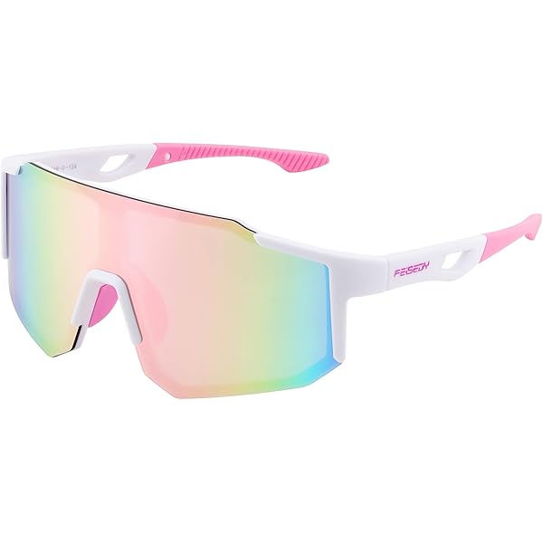 Odoland Gepolariseerde fietsbril, sportzonnebril, UV 400, met