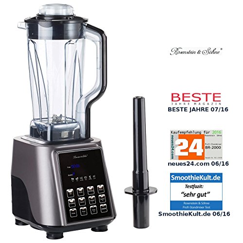 Rosenstein & Shne Profi-Standmixer BR-2000, 6 Programme, 2 Lit., 1.600 W, 33.000 U/Min.