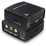 Rybozen USB Video Grabber Adapter - Audio und Video/Scart Grabber zum Scannen von Videos Blau