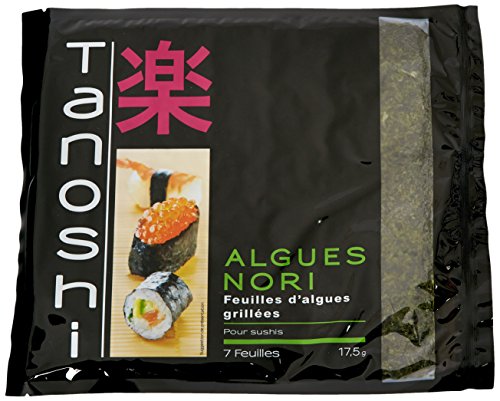 Feuilles d' algues grillées noir 17,5 g