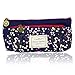 Produktbild Pasey Idyllic Small Floral Double Zipper Pencil Case Feder-Beutel, marine