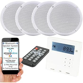 Power Dynamics Ceiling Speakers 60w Wireless Bluetooth Audio