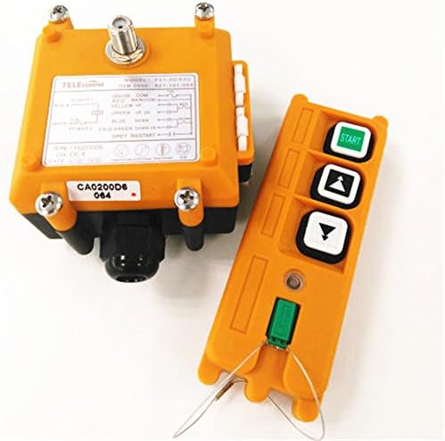 Winch Wireless Remote Control Truck Trailer F21-2D AC/DC 18V-65V (1 Transmitter + 1 Receiver) with Double Speed Button