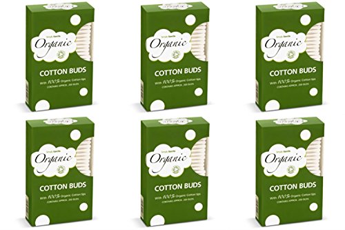 (6 PACK) - Simply Gentle - Org Cotton Buds | 200's | 6 PACK BUNDLE