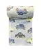 Baby Fleece 75x100cm Pram/Moses Blanket - Blue Cars