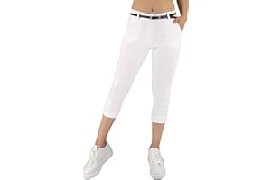 JOPHY & CO. Pantalone Donna Chino 3/4 con Cintura (cod. 3013)