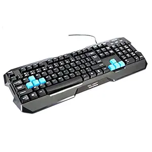 E-Blue Polygon Waterproof Wired Gaming Keyboard - EKM075