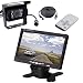Produktbild Funk Monitor Rückfahrkamera-Set YUNRUX 18 LED Rückfahrkamera Kabellos 4 Pin Rückfahrsystem +7" LCD Monitor Rückansicht(12 Volt) für Auto Bus-LKW