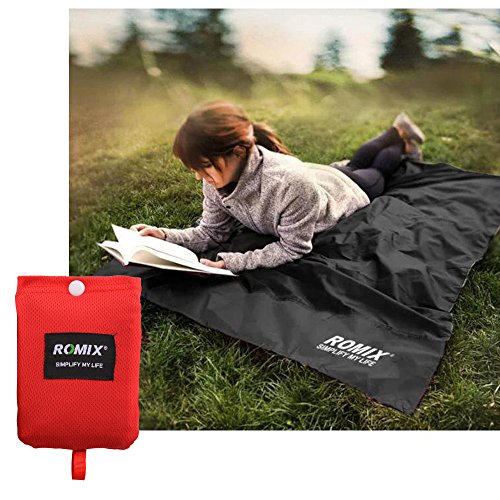Tasche Picknick Decke, Olycism Geringes Gewicht Tragbare Wasserdicht Faltbare Picknickdecke für Draussen/Strand/Reisen/Camping/Wandern (3.6×5.2 ft) - 6
