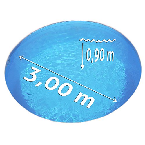 Ersatzfolie Ø 3,00 x 0,90 m 0,27 mm sandfarben - 4