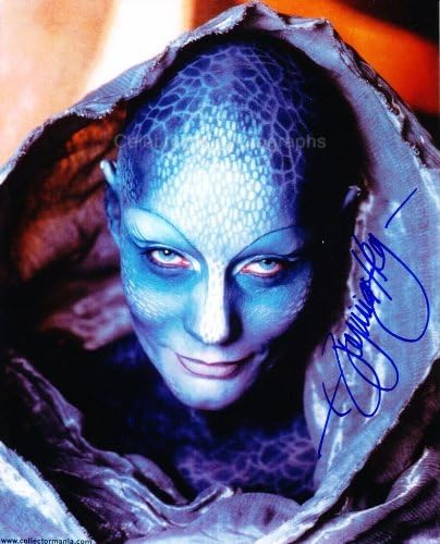 VIRGINIA HEY as Pa'u Zotoh Zhaan - Farscape GENUINE AUTOGRAPH