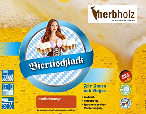 Biertischlack (biertischorange)