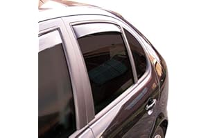 ClimAir Windabweiser Master Schwarz (Hinten) kompatibel mit Opel Grandland X 2017-