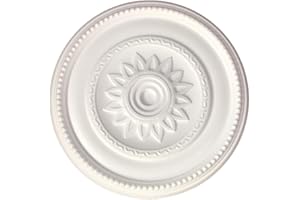 NEW STYLE LONDON Sunflower Ceiling Rose Polystyrene Easy Fit Very Light Weight