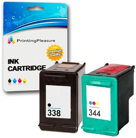 Printing Pleasure 2 Compatibles HP 338 HP 344 Cartuchos de tinta para Deskjet 460 5748 5793 5940 5943 6520 6540 6543 6545 6620 6800 6830 6840 9800 9800d 9803 9808 9808d 9860 PSC 1600 1603 1605 1608 1610 1613 1615 1618 2300 2350 2355 Photosmart 2575 2605 2608 2610 2613 2615 2710 2713 7850 8049 8050 8150 8450 8750 Pro B8330 Pro B8338 Pro B8350 Pro B8353 Officejet 100 Mobile 6200 6205 6210 6213 7210 7213 7310 7313 7410 7413 H470 Pro K7100 Pro K7103 Pro K7108 - Negro Color Alta Capacidad Printing Pleasure 2 Compatibles HP 338 HP 344 Cartuchos de tinta para Deskjet 460 5748 5793 5940 5943 6520 6540 6543 6545 6620 6800 6830 6840 9800 9800d 9803 9808 9808d 9860 PSC 1600 1603 1605 1608 1610 1613 1615 1618 2300 2350 2355 Photosmart 2575 2605 2608 2610 2613 2615 2710 2713 7850 8049 8050 8150 8450 8750 Pro B8330 Pro B8338 Pro B8350 Pro B8353 Officejet 100 Mobile 6200 6205 6210 6213 7210 7213 7310 7313 7410 7413 H470 Pro K7100 Pro K7103 Pro K7108 - Negro Color Alta Capacidad