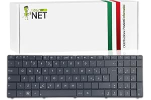 New Net Keyboards - Tastiera Italiana Compatibile per Notebook ASUS A54 A54C A54H A54HR A54L K54 K54C K54HR K54L K54LY X54 X54C X54H X54HR X54HY X54L X54LY X55A X55C X55U X55V X55VD X75VD