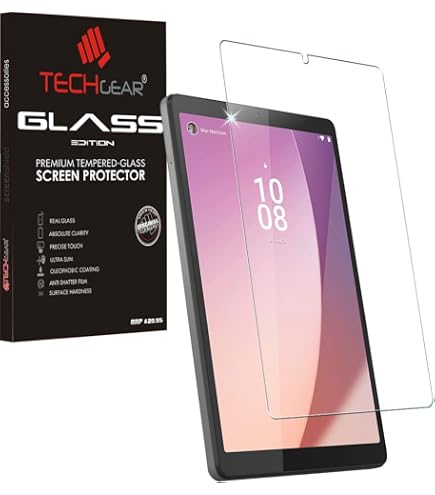 Protecteur D'écran En Verre Trempé Pour Tablette Universal 8" - 20,5 X 12 Cm - Dureté 9H+ - Anti-UV Et Anti-traces