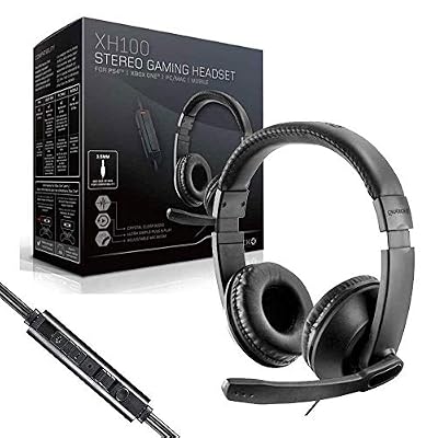 Gioteck XH100 Micro Casque Gaming Stéréo pour iPhone/iPad/Xbox/PS4/PC - rouge
