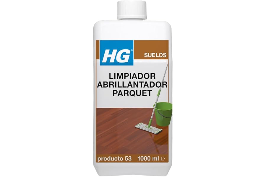 HG Limpiador Abrillantador uso Diario, Restaurador Concentrado para Limpiar Suelos de Madera con Fragancia Fresca - 1 litro (