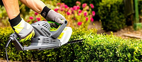 SCHTER Elektrische Heckenschere Schwertlänge, 520 W, 50 cm Strauch, 1 Stück, grau-grün, STELENOZYC520W - 7