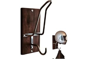 Yuiturt Support mural pour casque de moto multifonction - Support mural pour casque de moto - Pour casque de moto et casque de moto - Peut être utilisé pour les manteaux et casques