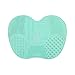 I-Dragon Makeup Brush Cleaning Mats,Makeup Brush Cleaner with 1 Apple Shaded Large Mat,1 Heart Shaped Small Mat Portable Washing Tool Silicone Brush Cosmetic Brush Cleaning Set