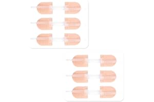 SQLJYU 6 Pièces à Fermeture Éclair Bande Récupération Des Plaies, 70 × 12.6 mm, Bandages Adhésifs, Strip Pansement, pour Réparation de Fermeture Éclair Sans Coutures