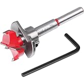 flintronic Forstner Drill Bits, Wood Drill Bits, 15 mm Adjustable Positioning Drill Set, Hole for Woodworking Cemented Saw wi