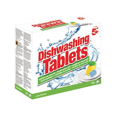 Preisvergleich Produktbild 5 Star 961476 - Spülmaschinentabs - 50 Stück