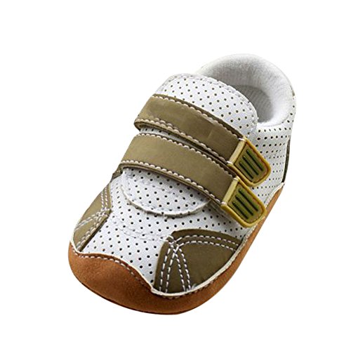 Etosell Unisex Baby Boys PU Leather Soft Bottom First Walking Shoes