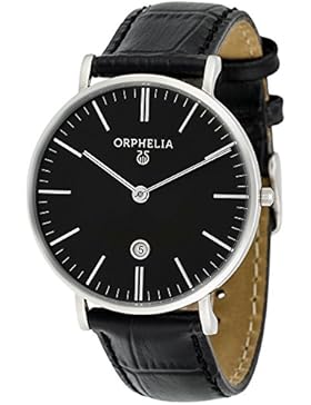 Orphelia Herren-Armbanduhr Analog Quarz Leder