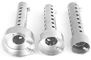 WMLBK Motorcycle DB Killer Silencer 35-60mm Universal Motorcycle Exhaust Can Muffler Muffler-Pipe Tuning Muffler (48MM)