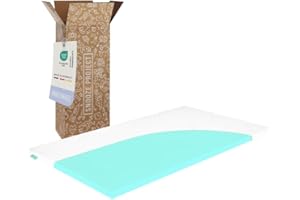 ‎SNOOZE PROJECT Snooze Project Basic Topper 70 x 200 x 6 cm - Mittel-Fest - Made in Germany - Oeko-Tex - 60° Grad waschbar - 70x200
