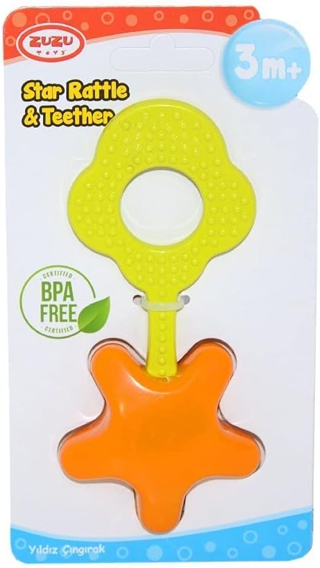 Zuzu Toys Yıldız Çıngırak Sarı