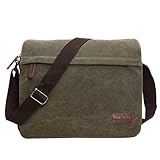 material-made von hoher Dichte Baumwolle Leinwand, Metall Schnalle und echt-Reißverschlüssen. Es ist ein sehr strapazierfähigem Messenger Tasche. Verstellbarer Schulterriemen für komfortables Tragen.