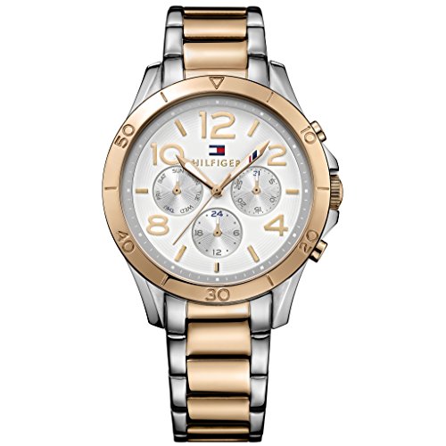 Tommy Hilfiger Damen-Armbanduhr Analog Quarz Edelstahl beschichtet 1781525 Tommy Hilfiger Damen-Armbanduhr Analog Quarz Edelstahl beschichtet 1781525