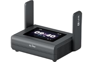 GL.iNet Slate 7 Pro (GL-BE10000) Tri-Band Wi-Fi 7 Travel Router – 6GHz 5.7Gbps, MLO, 2.8" Touchscreen, 1.1Gbps WireGuard VPN