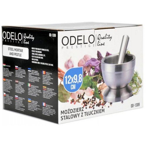 Mörser asus Edelstahl Rostfrei Odelo mit Stössel - 5