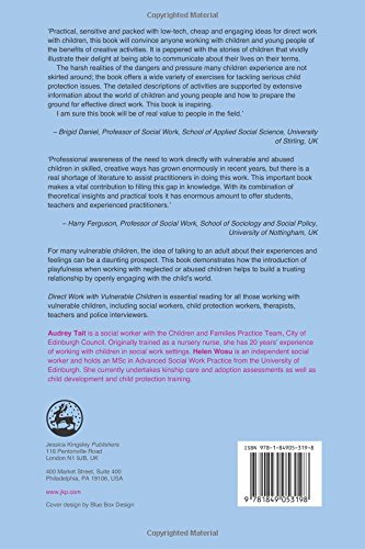 Book's Cover of direct work with vulnerable children: Playful Activities and Strategies for Communication