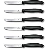 Victorinox 6.7833.6 SwissClassic Blisterli Siyah 6lı Domates Bı&ccedil;ağı