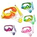 Produktbild Calli Kinder Professionelle Silikon Taucherbrillen Set Gläser Maske Schwimmen Tauchen Schnorchel Atem Tub