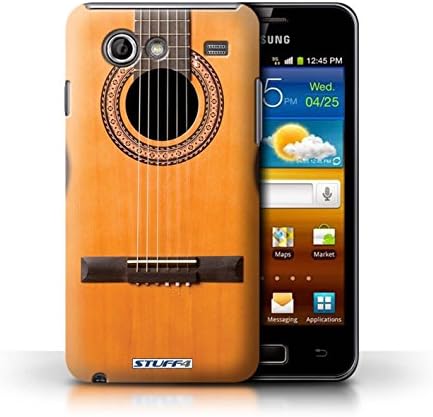 Printed Hard Back Case for Samsung Galaxy Advance/Guitar collection/Wood/Wooden Acoustic