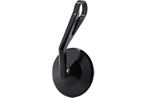 HIGHSIDER Lustro końcowe uchwytu MONTANA, czarne, znak kontrolny E