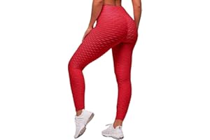 Memoryee Leggings Mujer Push Up Mallas Anticeluliticos Pantalones Deportivos Fitness Suaves Elásticos Cintura Alta Barriga Control Talla Extra Leggins Yoga