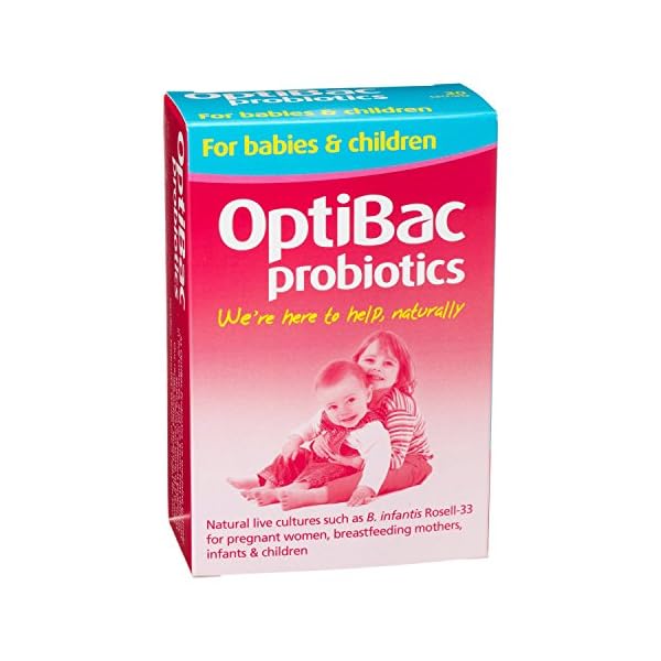 OptiBac for Babies & Children | Daily 3 Billion Friendly Bacteria Flavourless Natural Supplement | Lactobacillus Acidophilus & Bifidobacterium Infantis | One Month Supply | 30 Sachets