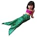 Arrowhunt Baby Girls 3 Pcs Princess Mermaid Tail Swimmable Costume Bikini Set Purple