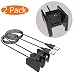 Produktbild Fitbit Laden 2 Ladegerät, kingacc Ladekabel Ersatz-USB Kabel Ladegerät Cradle Dock Adapter für Fitbit Laden 2, Herzfrequenz Fitness Tracker Armband Smart Watch (3foot/1Meter) Charge 2 2-Pack